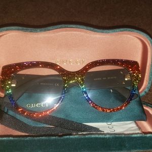 Gucci optical frames rainbow color